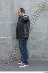 Whole Body Man T poses White Casual Average Standing Street photo references